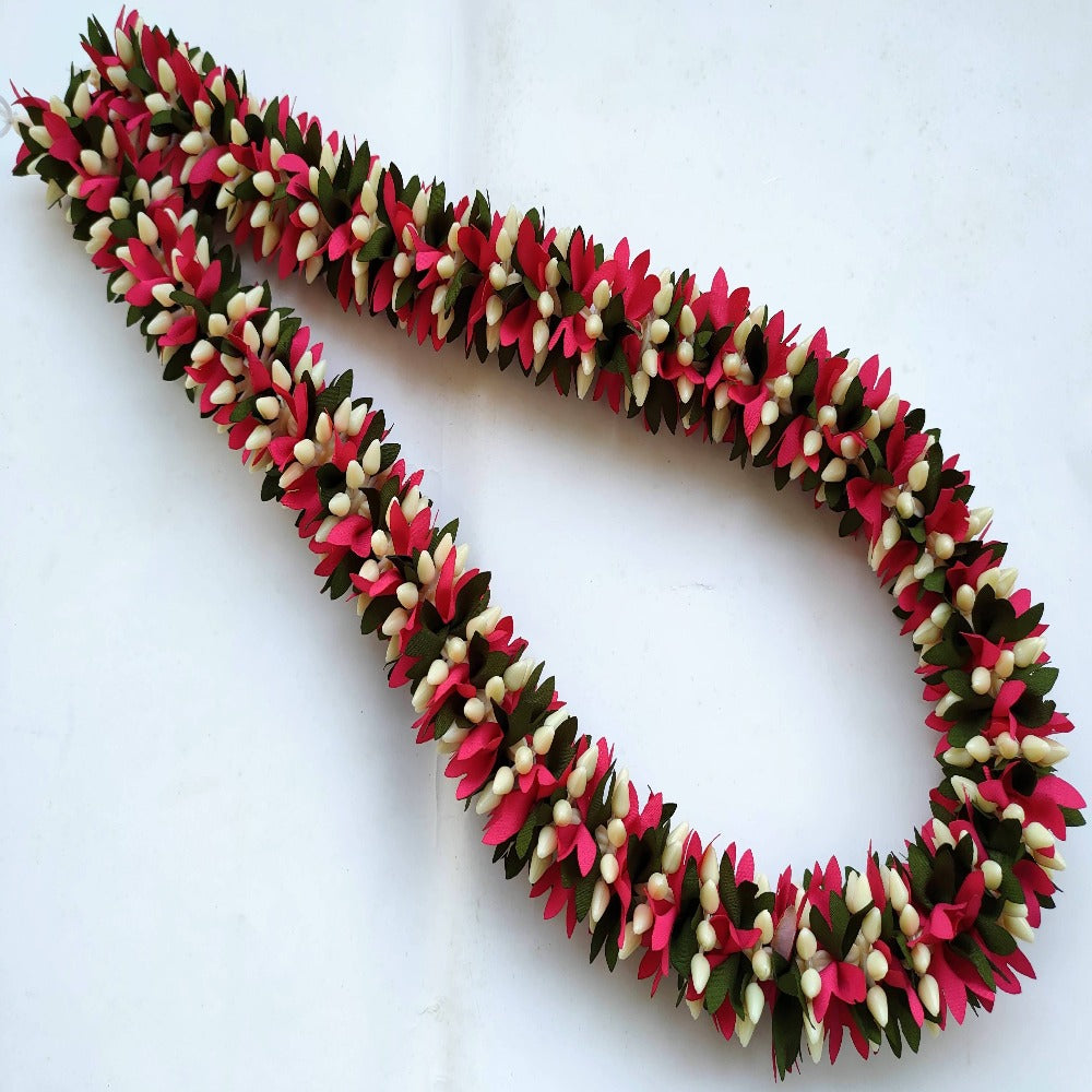 Multicolor Reusable Flower Garland For God Frames