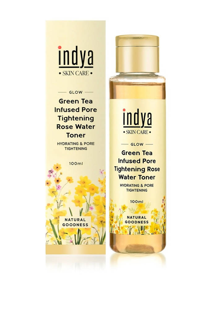 Indya Green Tea Infused Pore Tightening Rose Water Toner 