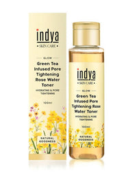 Thumbnail for Indya Green Tea Infused Pore Tightening Rose Water Toner 