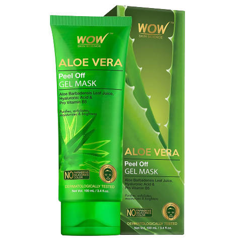 Wow Skin Science Aloe Vera Peel Off Gel Mask