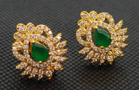 Thumbnail for AD Emeralds 4 in 1 Earrings
