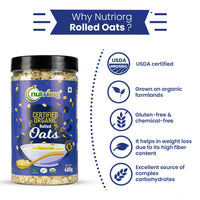 Thumbnail for Nutriorg Certified Organic Rolled Oats - Distacart