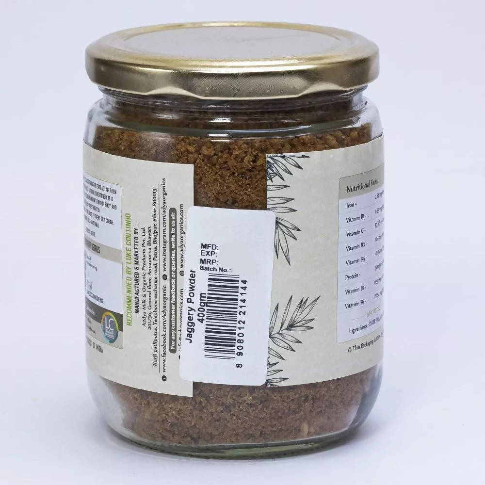 Adya Organics Date Palm Jaggery Powder