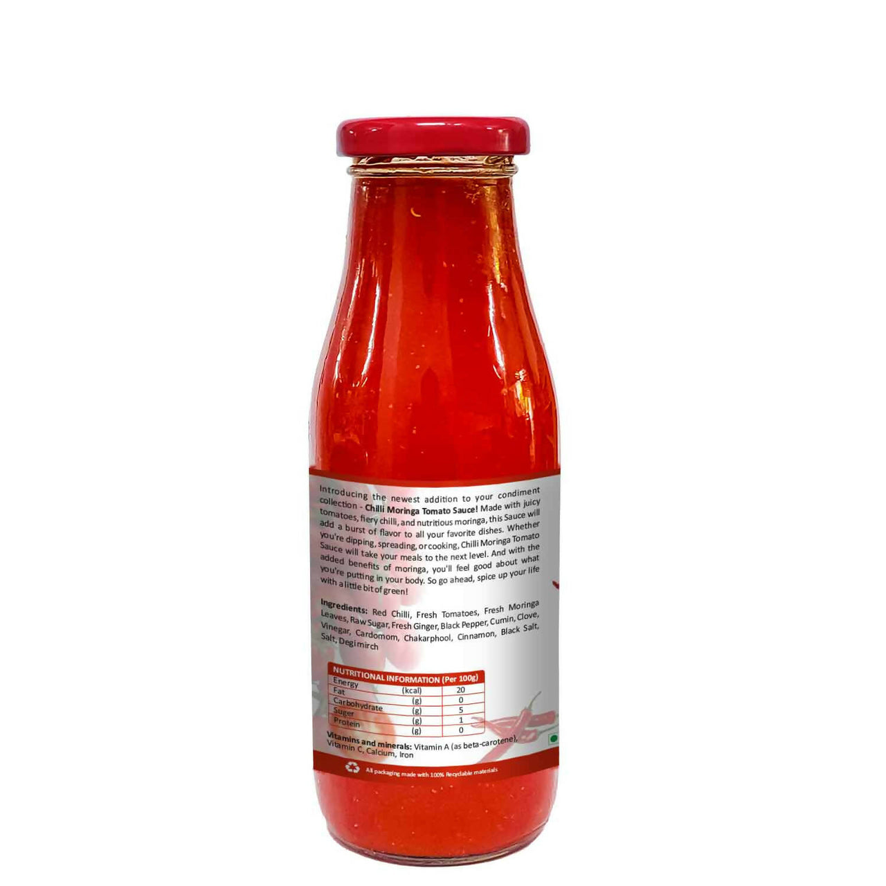 Organic Wellness Chilli Moringa Tomato Sauce - Distacart