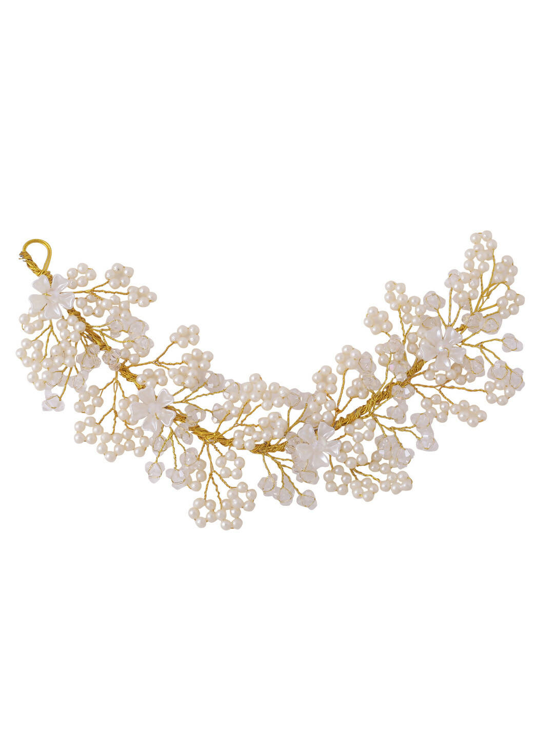 NVR Women Embellished Beaded Hair Accessory Set - Distacart