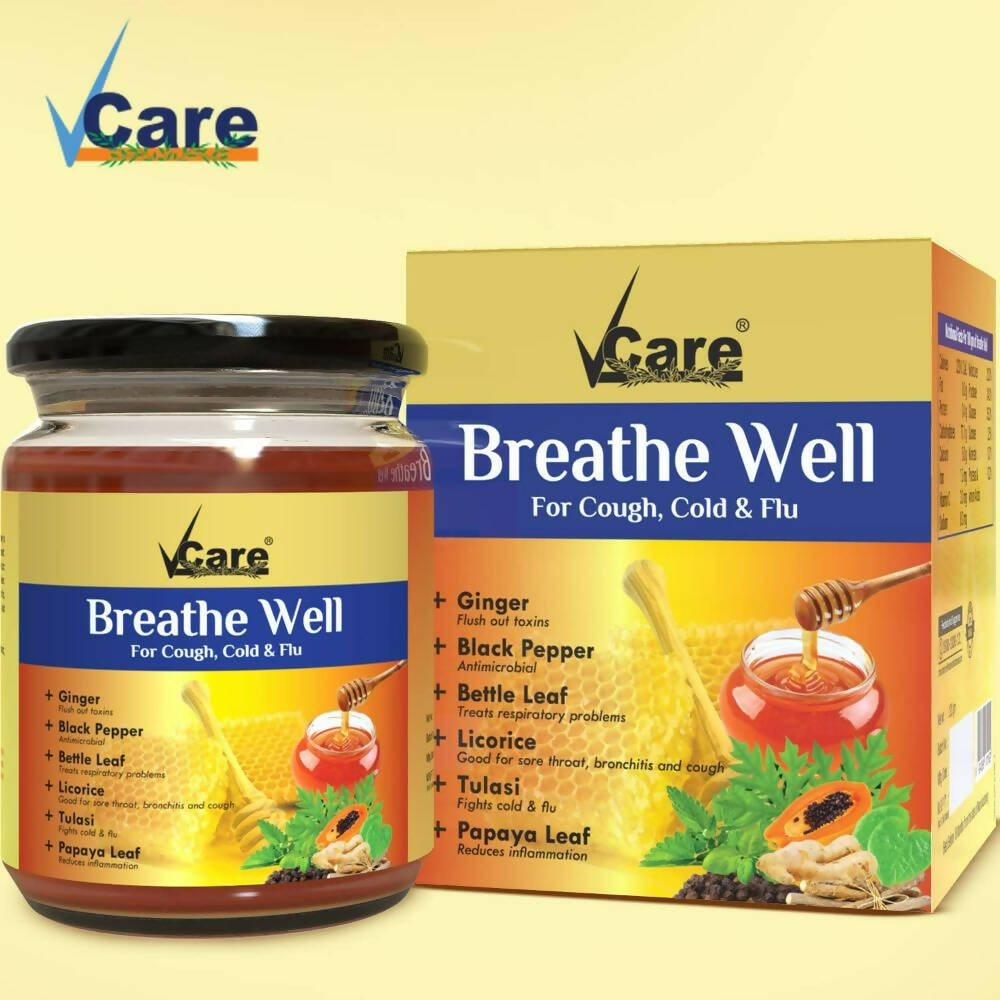 VCare Breathe Well Honey Tea - Distacart