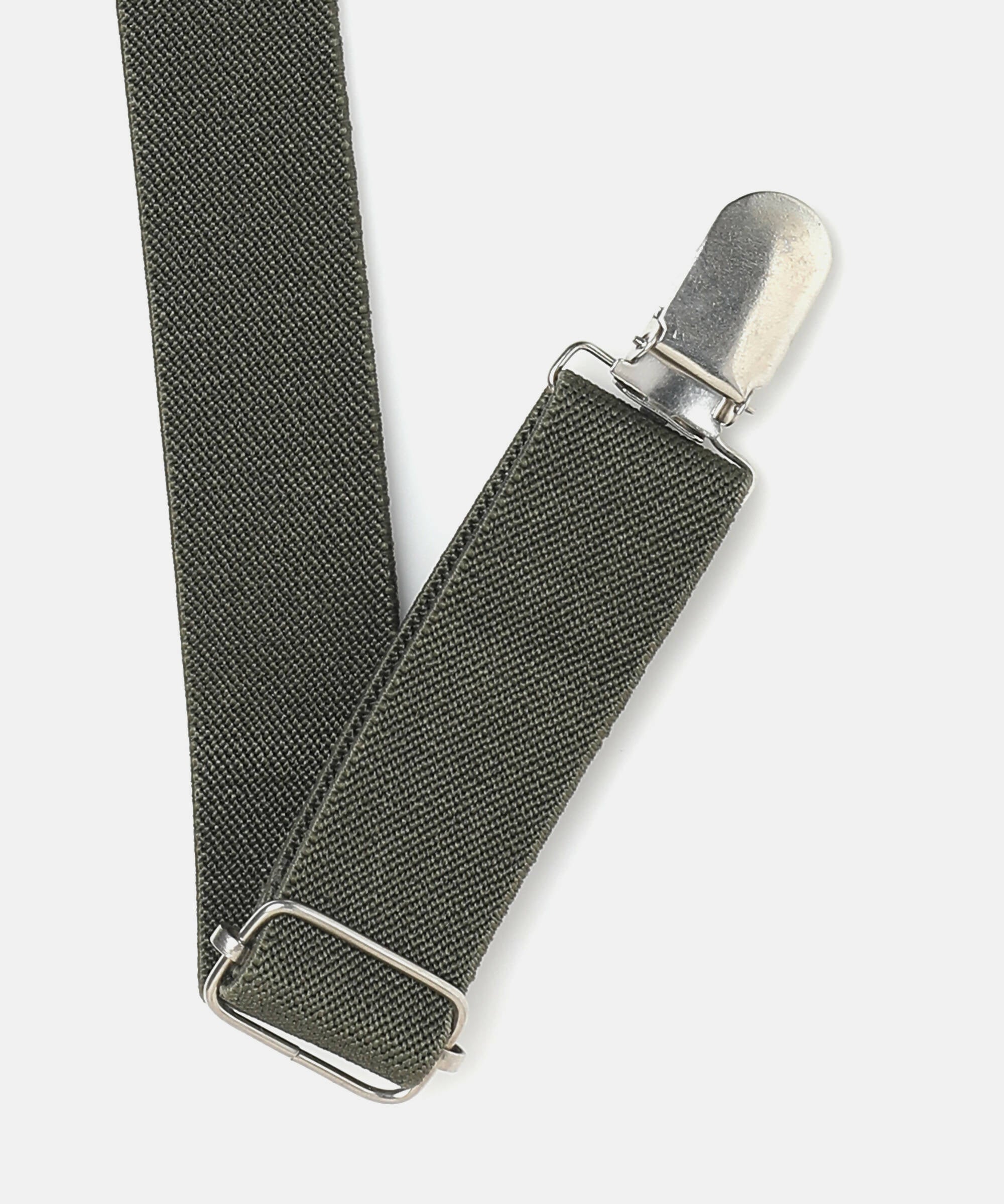 Manet Boys Solid Suspenders - Bottle Green - Distacart