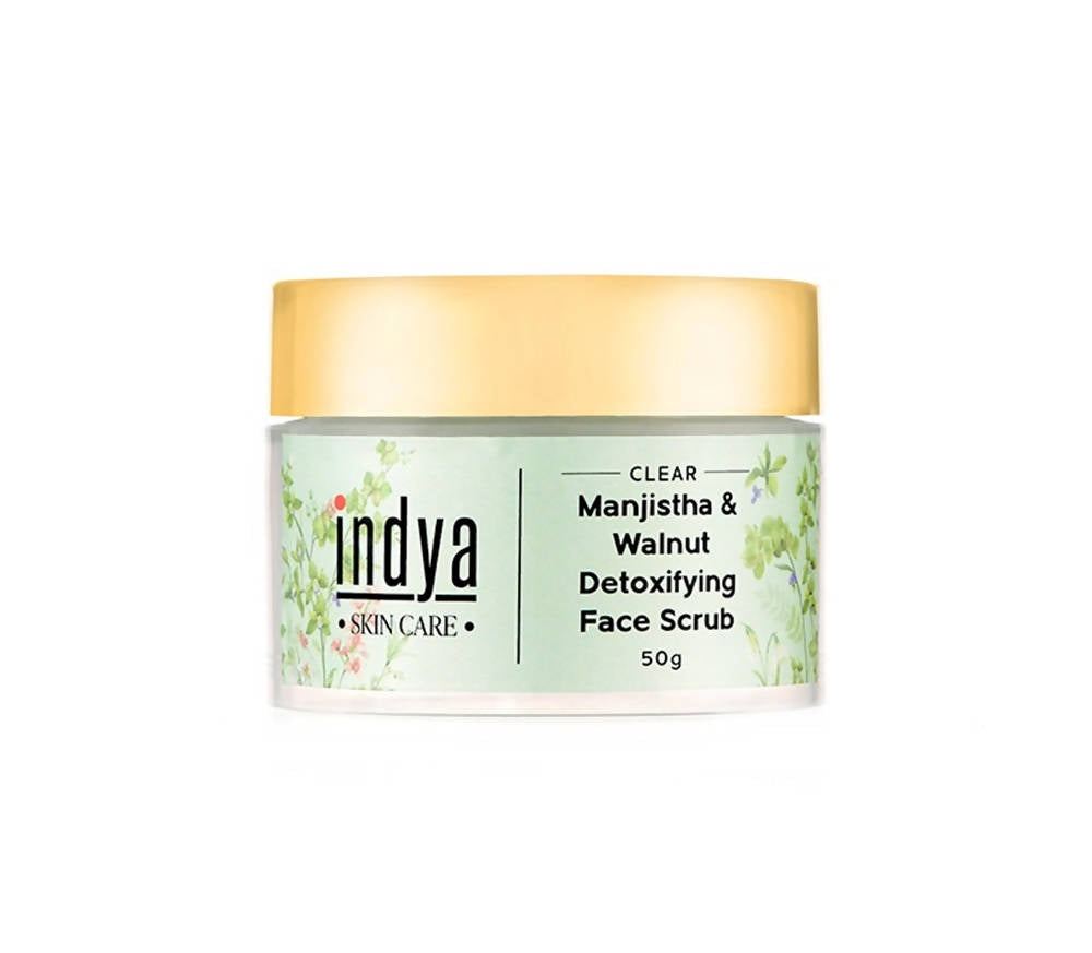 Indya Manjistha & Walnut Detoxifying Face Scrub