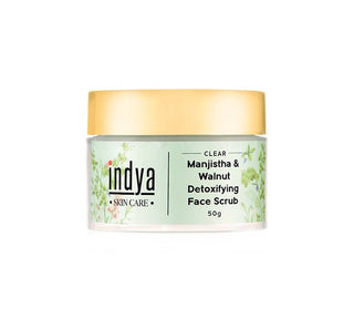 Indya Manjistha & Walnut Detoxifying Face Scrub