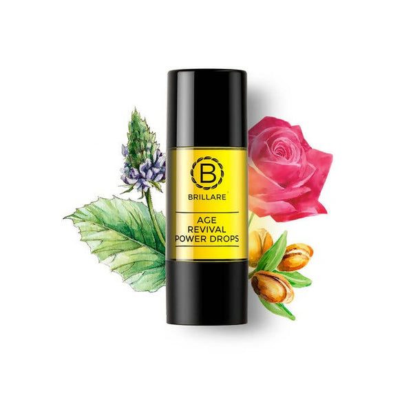 Brillare Age Revival Power Drops Natural Face Serum - Distacart