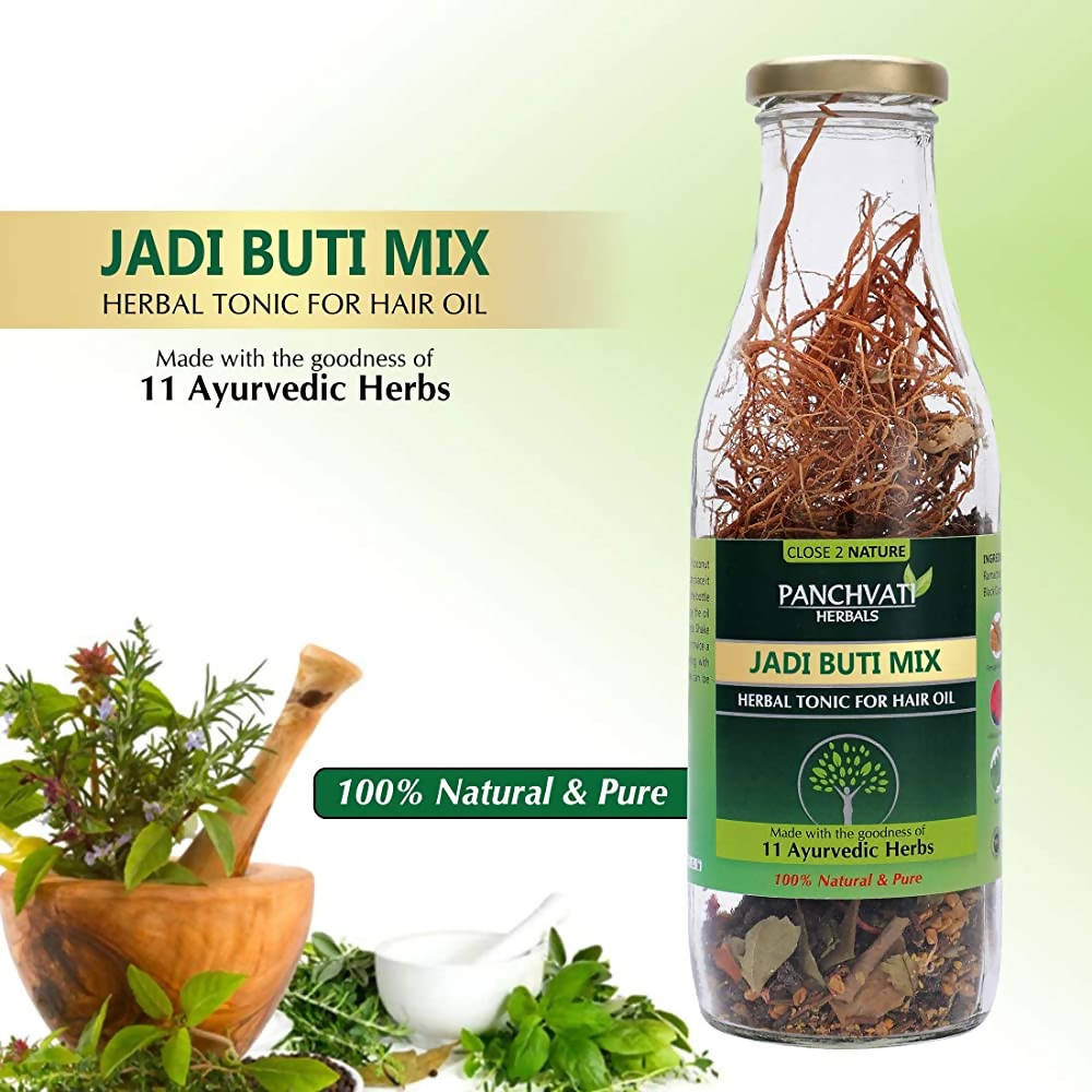 Panchvati Herbals Jadi Buti Mix Herbal Tonic For Hair Oil Benefits