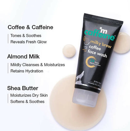 mCaffeine Milky Brew Face Wash - Distacart