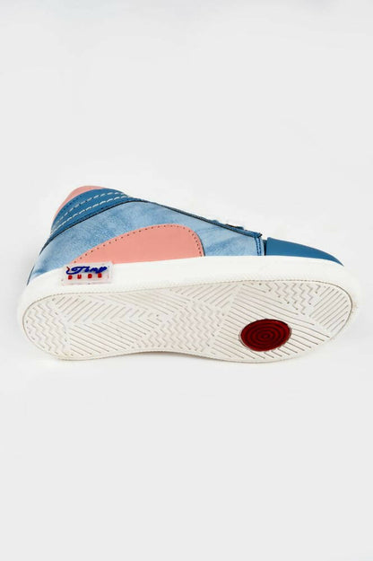 Tiny Bugs For Boys & Girls Party Wear Boots - Sky Blue - Distacart
