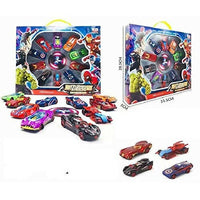 Thumbnail for Sardar Ji Ki Dukan Avengers Metal Die Cast Character Cars Set Toy Pack Of 10  (Multicolor, Pack Of: 10) - Distacart