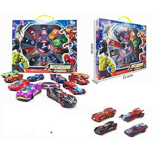 Sardar Ji Ki Dukan Avengers Metal Die Cast Character Cars Set Toy Pack Of 10  (Multicolor, Pack Of: 10) - Distacart