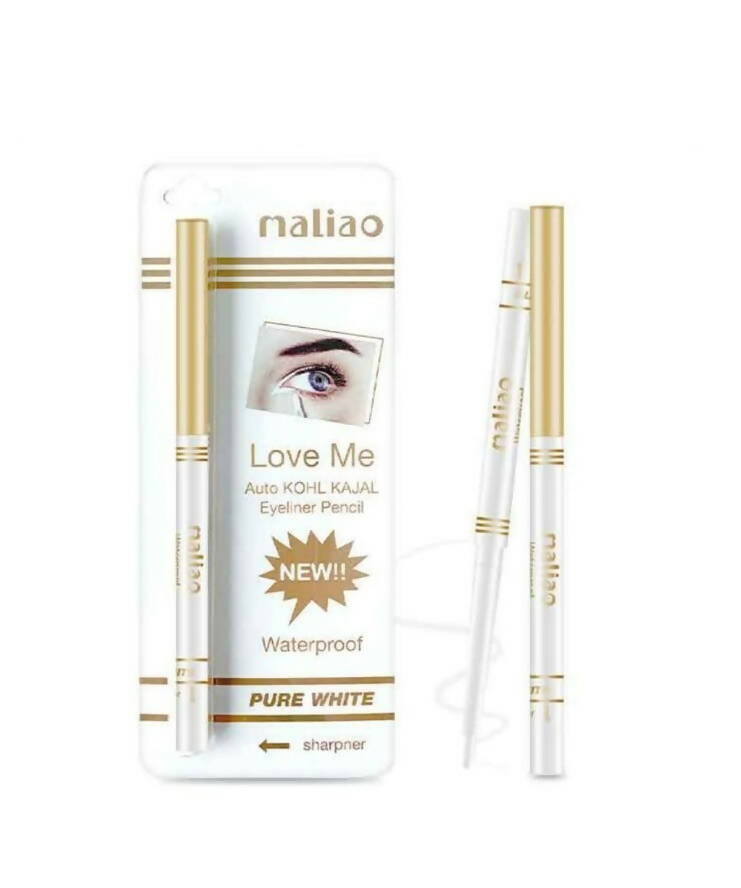 Maliao Professional Pure White Auto Kohl Kajal Eyeliner Pencil - Distacart