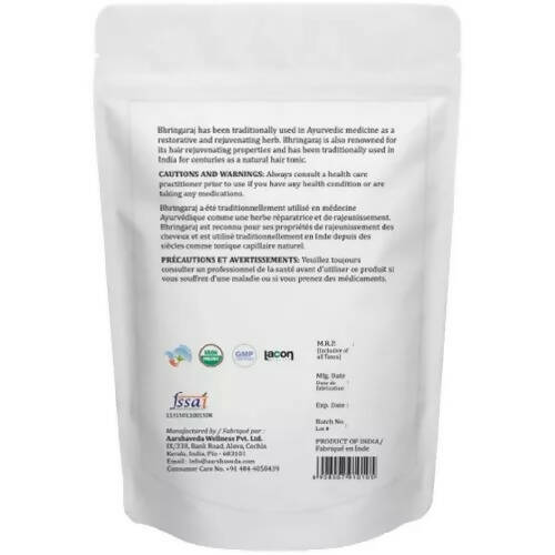 Aarshaveda Organic Bhringaraj Powder - Distacart