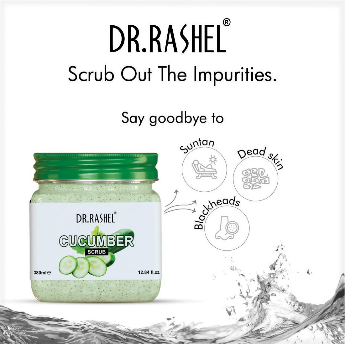 Dr.Rashel Cucumber Scrub For Face And Body - Distacart
