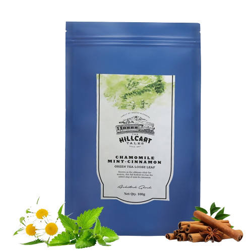 The Hillcart Tales Chamomile Mint-Cinnamon Green Tea Loose Leaf - Distacart
