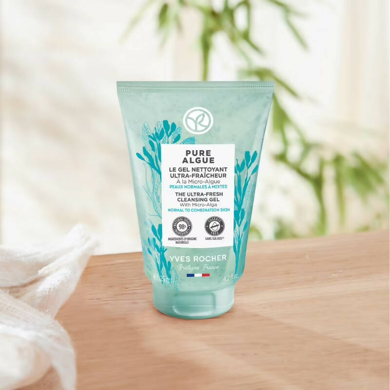 Yves Rocher Pure Algue The Ultra Fresh Cleansing Gel - Distacart