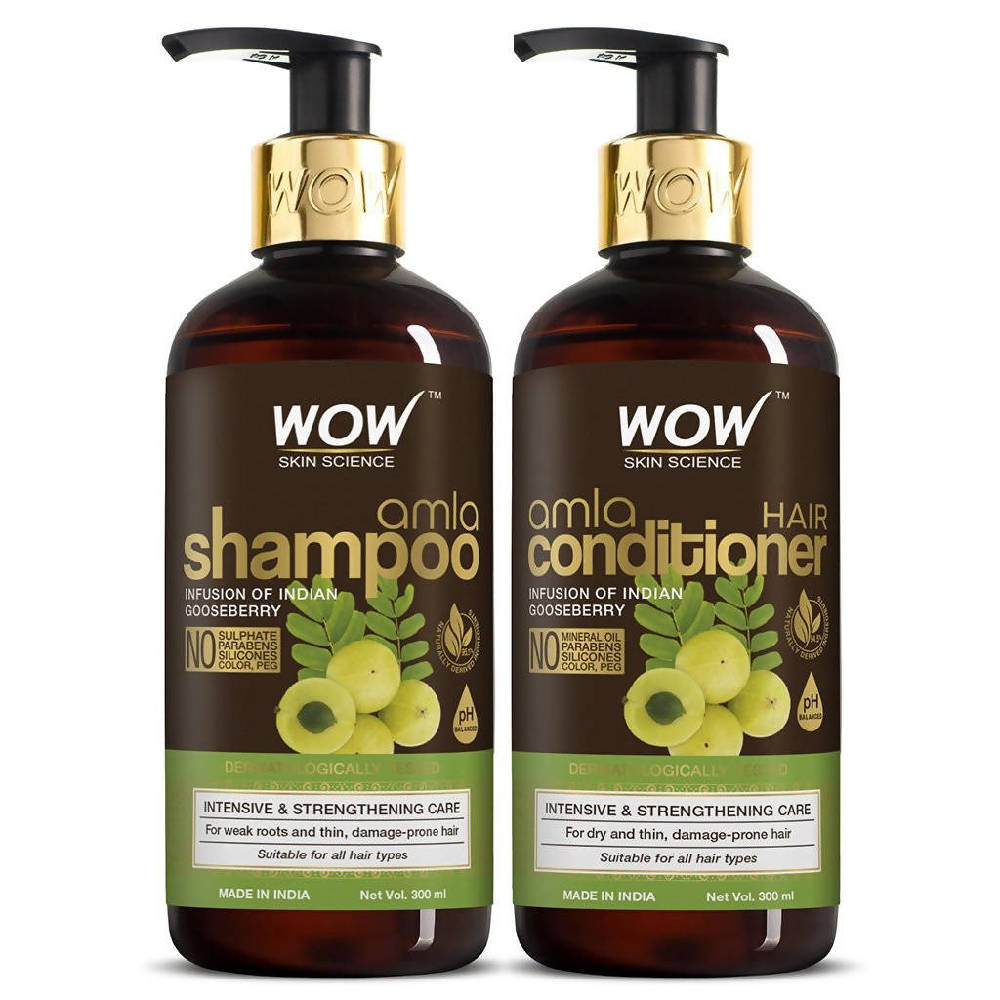 Wow Skin Science Amla Shampoo - Distacart