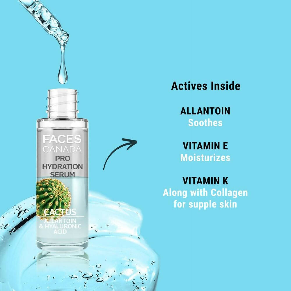 Faces Canada Pro Hydration Serum - Cactus - Distacart