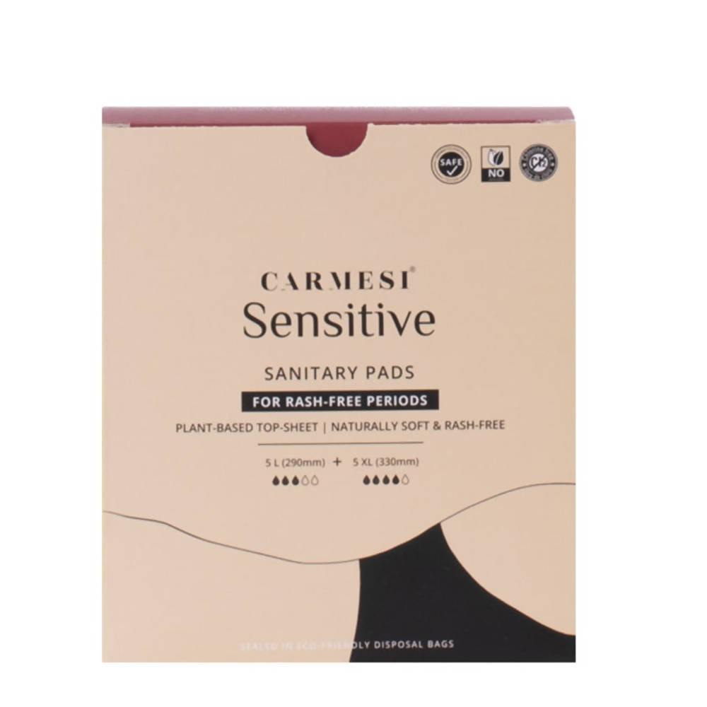 Carmesi Sensitive - Sanitary Pads for Rash-Free Periods - Distacart