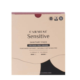 Carmesi Sensitive - Sanitary Pads for Rash-Free Periods - Distacart