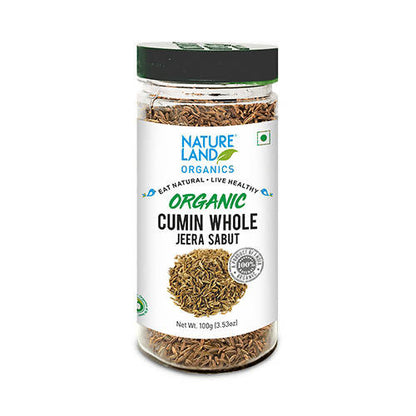 Nature Land Organics Cumin Whole - Distacart