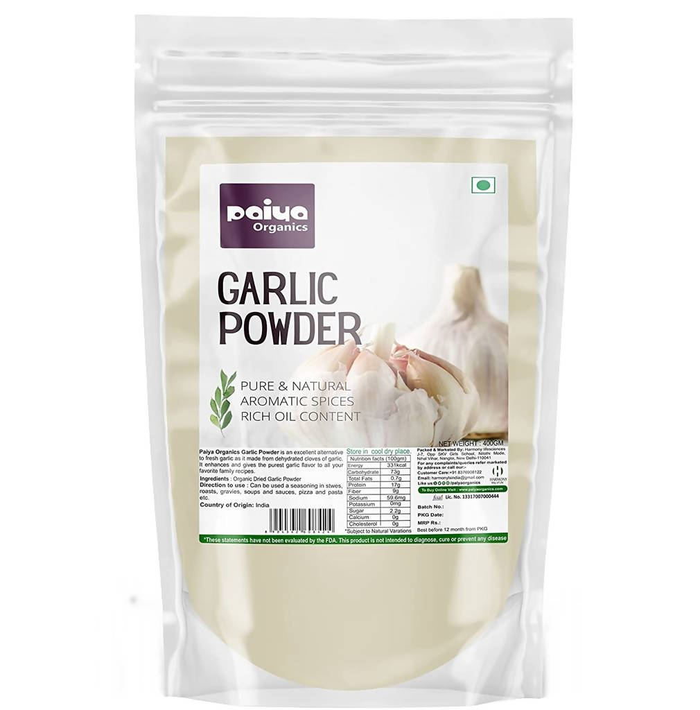 Paiya Organics Garlic Powder - Distacart
