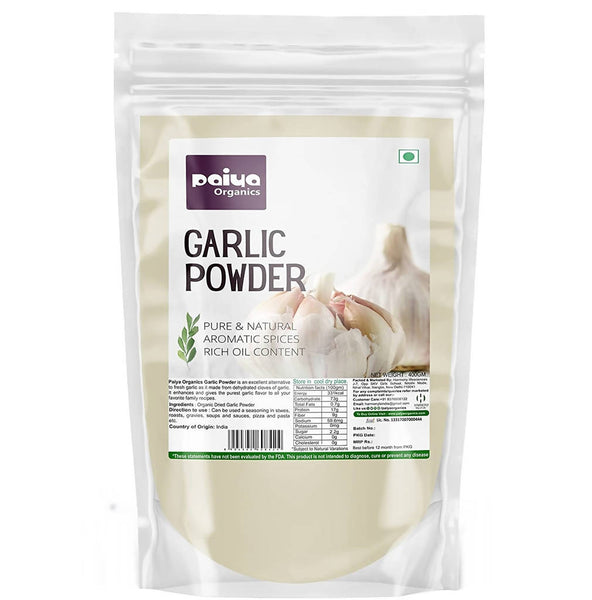 Paiya Organics Garlic Powder - Distacart