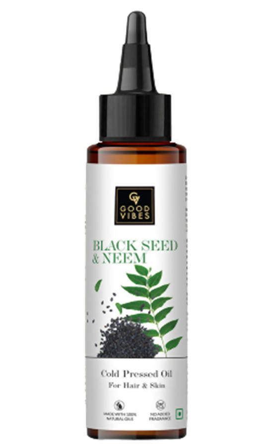 Good Vibes Blackseed And Neem Cold Pressed Oil For Hair & Skin