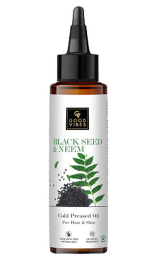 Good Vibes Blackseed And Neem Cold Pressed Oil For Hair & Skin