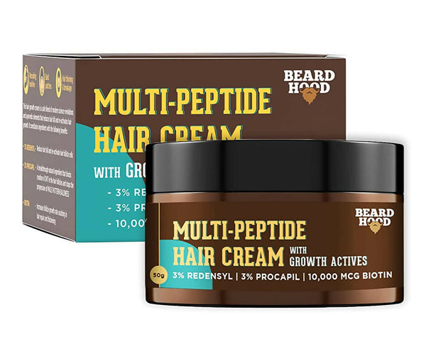 Beardhood Multi-Peptide Hair Cream - Distacart