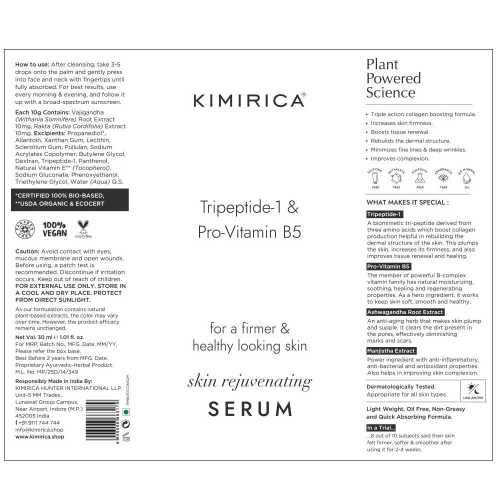 Kimirica Skin Rejuvenating Serum - Distacart