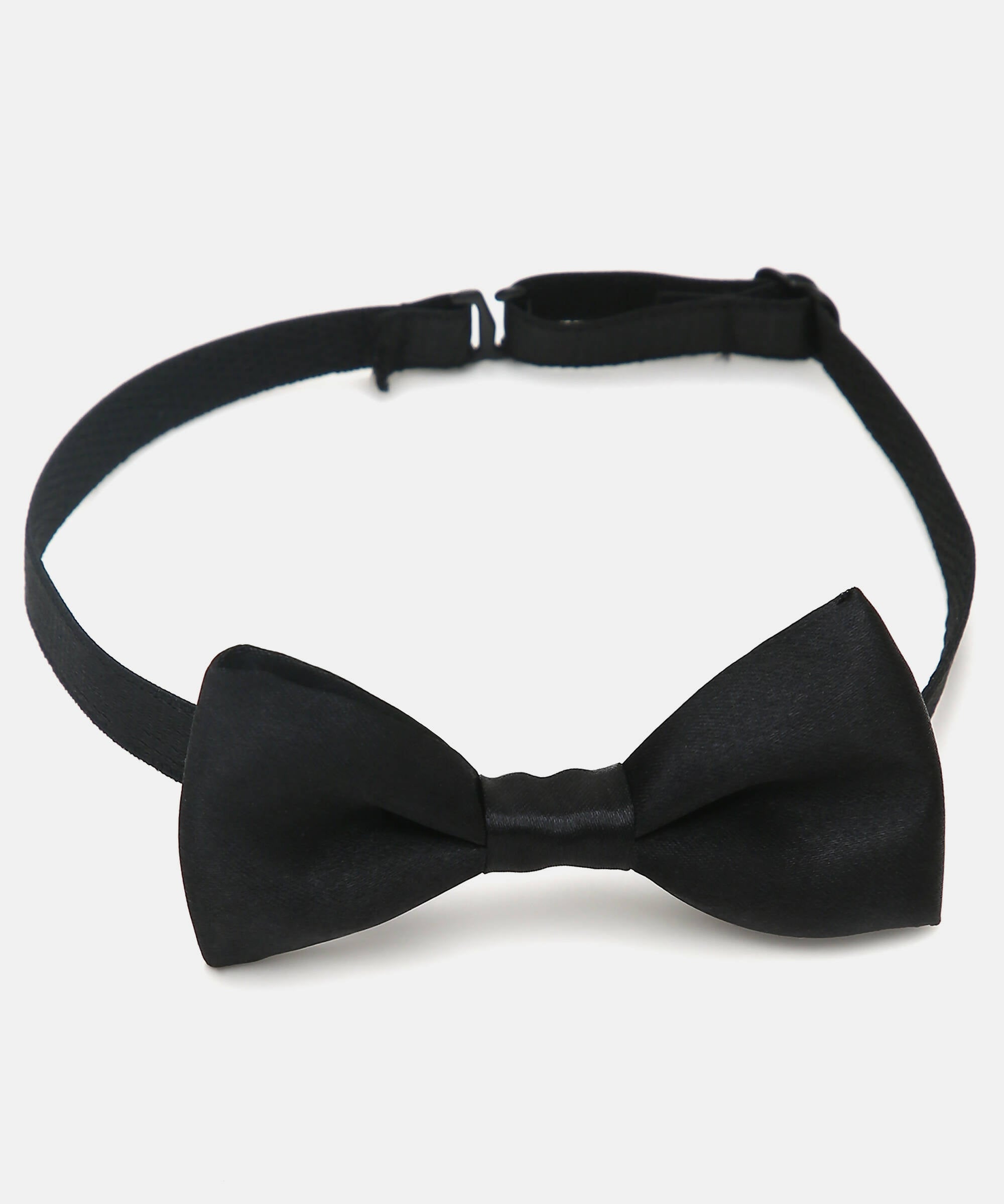 Manet Boys Solid Single Layer Bow -Black - Distacart