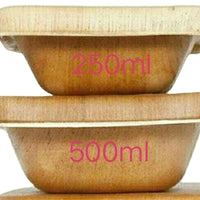 Thumbnail for Eco Friendly Areca Leaf Tiffin Box ( Bowl With Plate) -300 ml