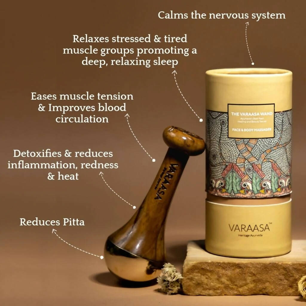 The Varaasa Wand - Face & Body Massager - Distacart