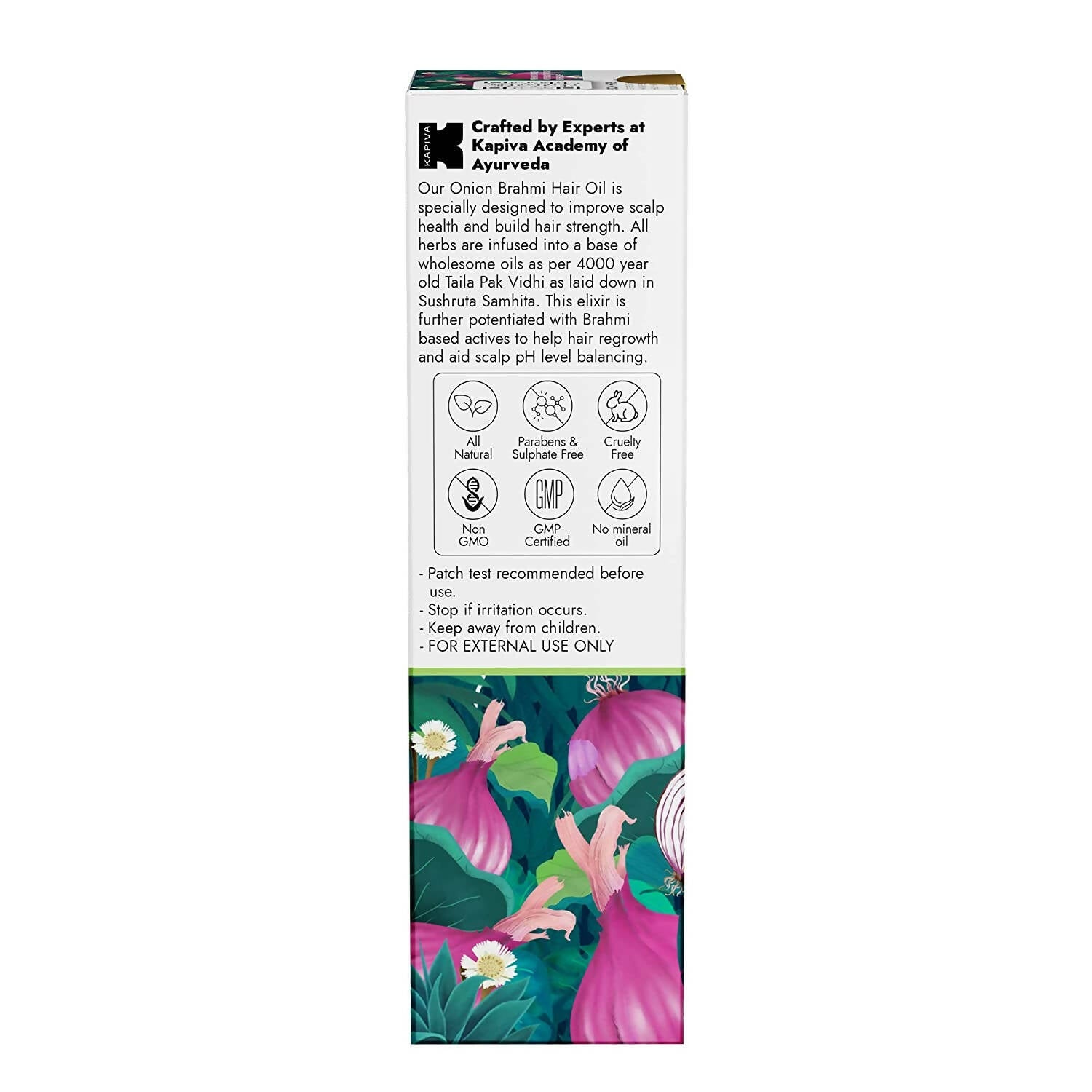 Kapiva Ayurveda Hair Rituals Onion Brahmi Hair Oil - Distacart
