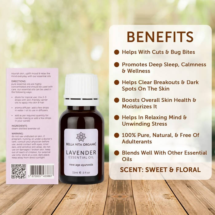 Bella Vita Organic Lavender Essential Oil - Distacart