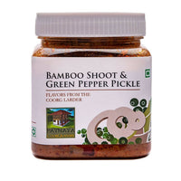 Thumbnail for Ainmane Bamboo Shoots & Green Pepper Pickle - Distacart