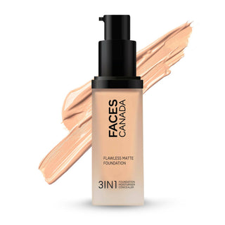 Faces Canada Flawless Matte Foundation - Rose Ivory - Distacart