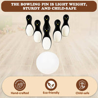 Thumbnail for Matoyi Penguin Bowling Pin & Rainbow Stacker Combo - Distacart