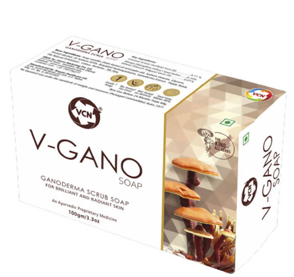 VCN V-Gano Ganoderma Scrub Soap - Distacart