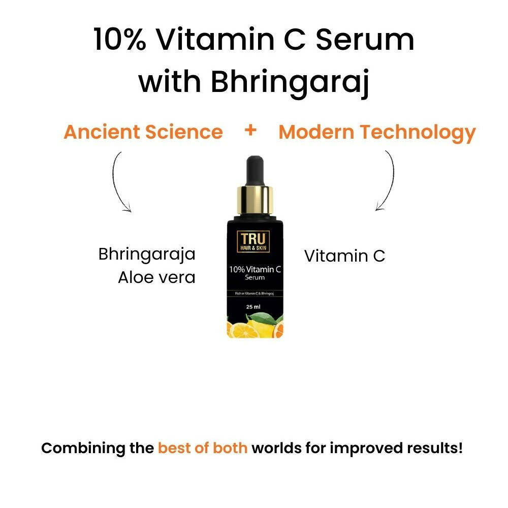 Tru Hair & Skin 10% Vitamin C Serum - Distacart