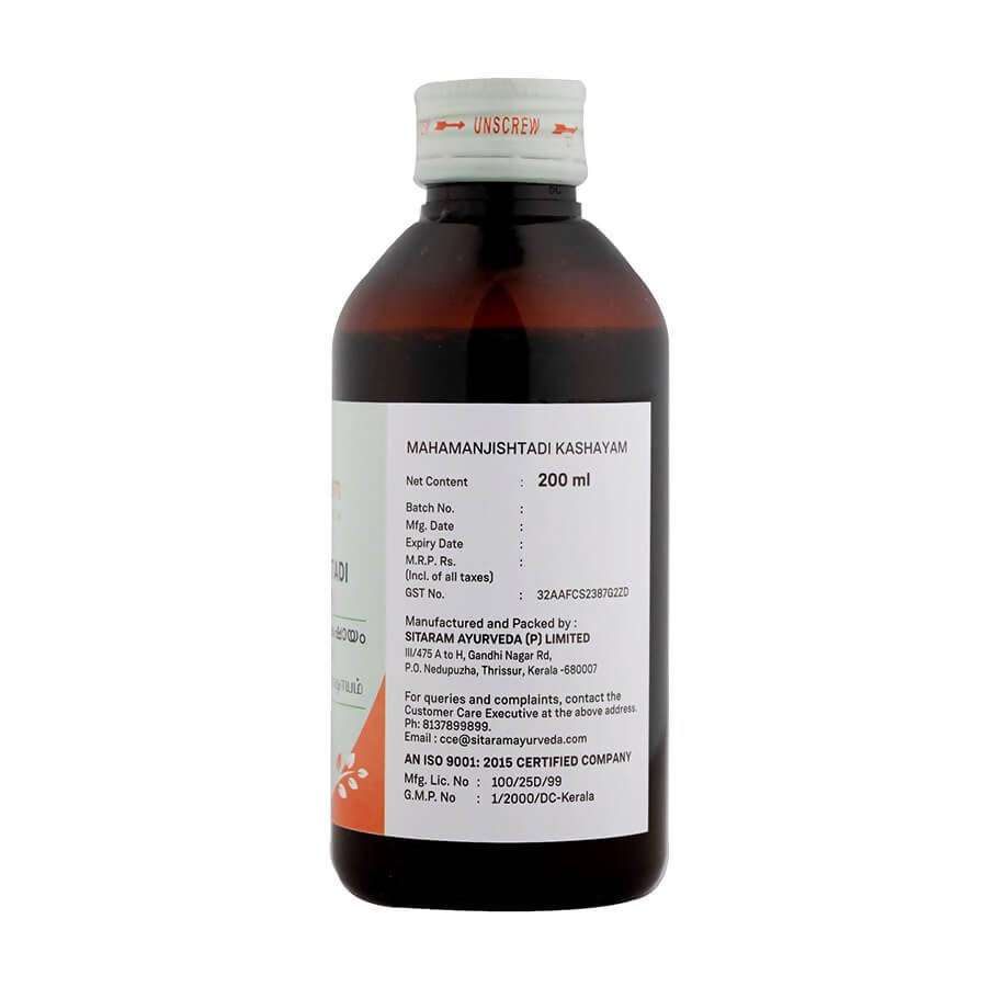 Sitaram Ayurveda Mahamanjishtadi Kashayam