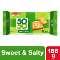 Thumbnail for Britannia 50-50 Sweet & Salty Biscuits - Distacart