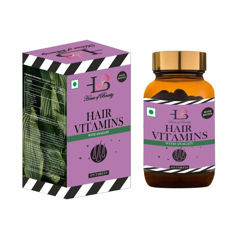 House Of Beauty Hair Vitamins Tablets - Distacart