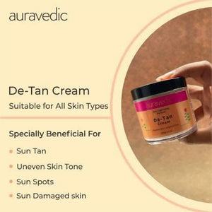 Auravedic De-tan Cream - Distacart