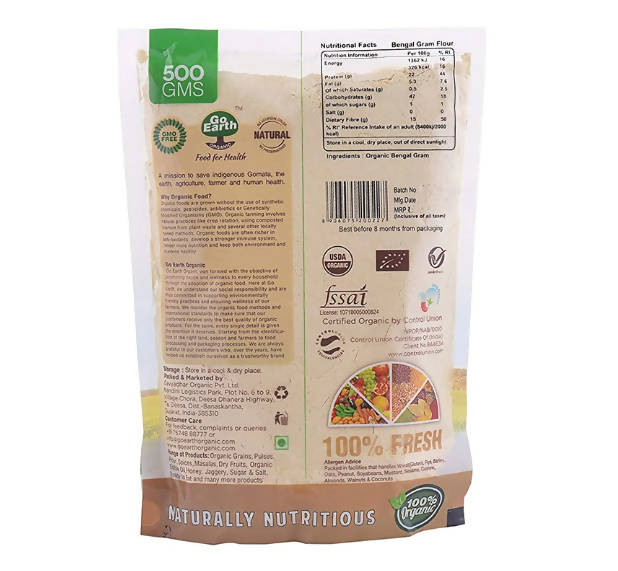 Go Earth Organic Bengal Gram Flour - Distacart